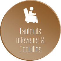 Fauteuils releveurs & Coquilles