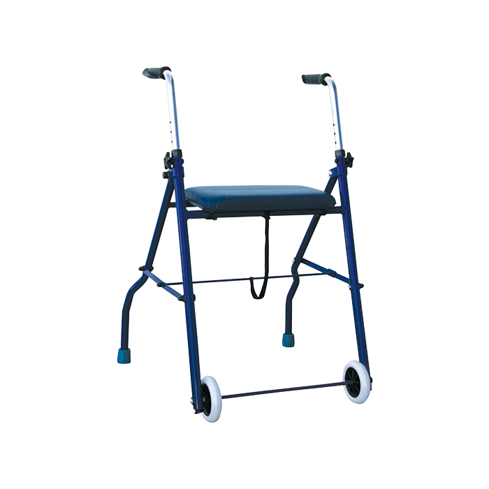 Déambulateur 2 roues One bleu